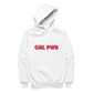 Betty Boop GRL PWR Red Bold Men's Hooded Sweatshirt
