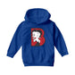 Betty Boop B Letter with Wink Kids Hooded Sweatshirt
