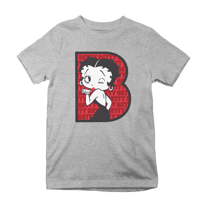 Betty Boop B Letter with Wink Kids T-Shirt