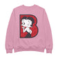 Betty Boop B Letter with Wink Men's Sweatshirt