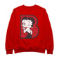 Betty Boop B Letter with Wink Men's Sweatshirt