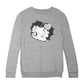 Betty Boop Dot Heart Wink Kids Sweatshirt
