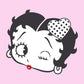 Betty Boop Dot Heart Wink Women's Hooded Sweatshirt