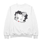 Betty Boop Dot Heart Wink Men's Sweatshirt