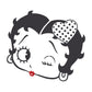 Betty Boop Dot Heart Wink Women's Hooded Sweatshirt