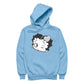 Betty Boop Dot Heart Wink Women's Hooded Sweatshirt