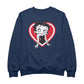 Betty Boop Red and White Heart Pose Men's Sweatshirt