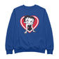 Betty Boop Red and White Heart Pose Men's Sweatshirt