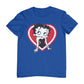 Betty Boop Red and White Heart Pose Men's T-Shirt