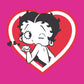 Betty Boop Heart Blowing Kiss Pose Kids T-Shirt