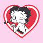 Betty Boop Heart Blowing Kiss Pose Men's T-Shirt