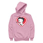 Betty Boop Heart Blowing Kiss Pose Men's Hooded Sweatshirt