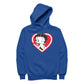 Betty Boop Heart Blowing Kiss Pose Men's Hooded Sweatshirt