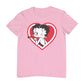 Betty Boop Heart Blowing Kiss Pose Men's T-Shirt