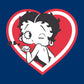 Betty Boop Heart Blowing Kiss Pose Men's T-Shirt