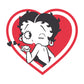 Betty Boop Heart Blowing Kiss Pose Men's T-Shirt