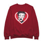 Betty Boop Red and White Heart Cute Hands Men's Sweatshirt