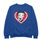 Betty Boop Red and White Heart Cute Hands Men's Sweatshirt