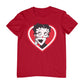 Betty Boop Red and White Heart Cute Hands Men's T-Shirt