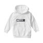 Betty Boop Black and White Name Strip Kids Hooded Sweatshirt