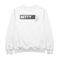 Betty Boop Black and White Name Strip Men's Sweatshirt