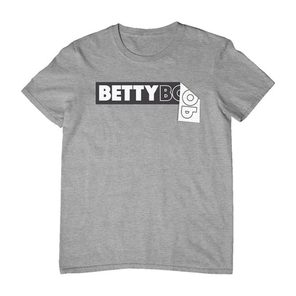 Betty Boop Black and White Name Strip Men's T-Shirt