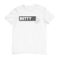 Betty Boop Black and White Name Strip Men's T-Shirt