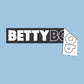 Betty Boop Black and White Name Strip Women's Hooded Sweatshirt