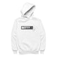 Betty Boop Black and White Name Strip Women's Hooded Sweatshirt