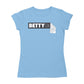 Betty Boop Black and White Name Strip Women's T-Shirt