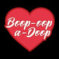 Betty Boop Boop-Oop-A-Doop Red Heart Men's T-Shirt