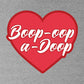Betty Boop Boop-Oop-A-Doop Red Heart Men's T-Shirt