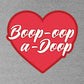 Betty Boop Boop-Oop-A-Doop Red Heart Kids Sweatshirt