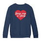 Betty Boop Boop-Oop-A-Doop Red Heart Kids Sweatshirt