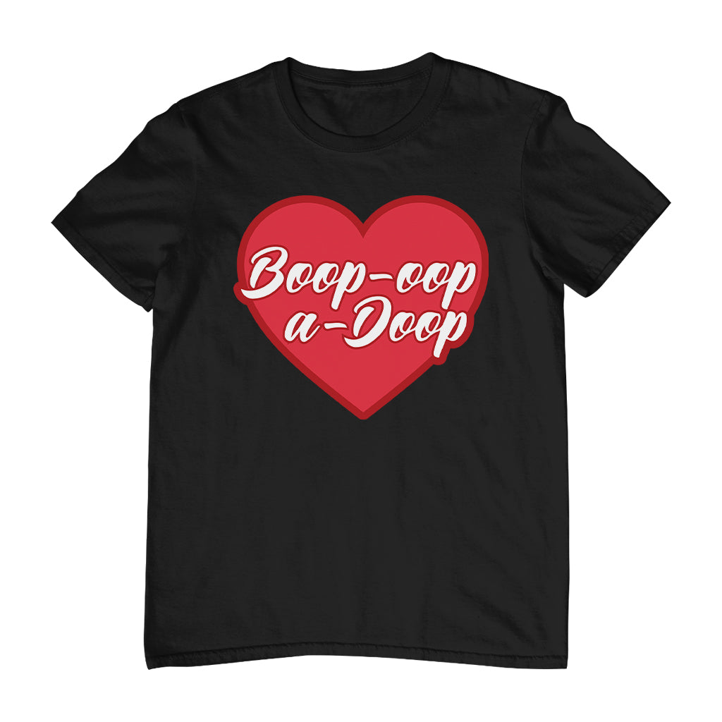Betty Boop Boop-Oop-A-Doop Red Heart Men's T-Shirt