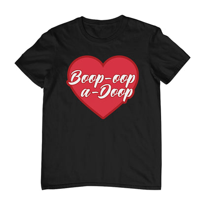 Betty Boop Boop-Oop-A-Doop Red Heart Men's T-Shirt