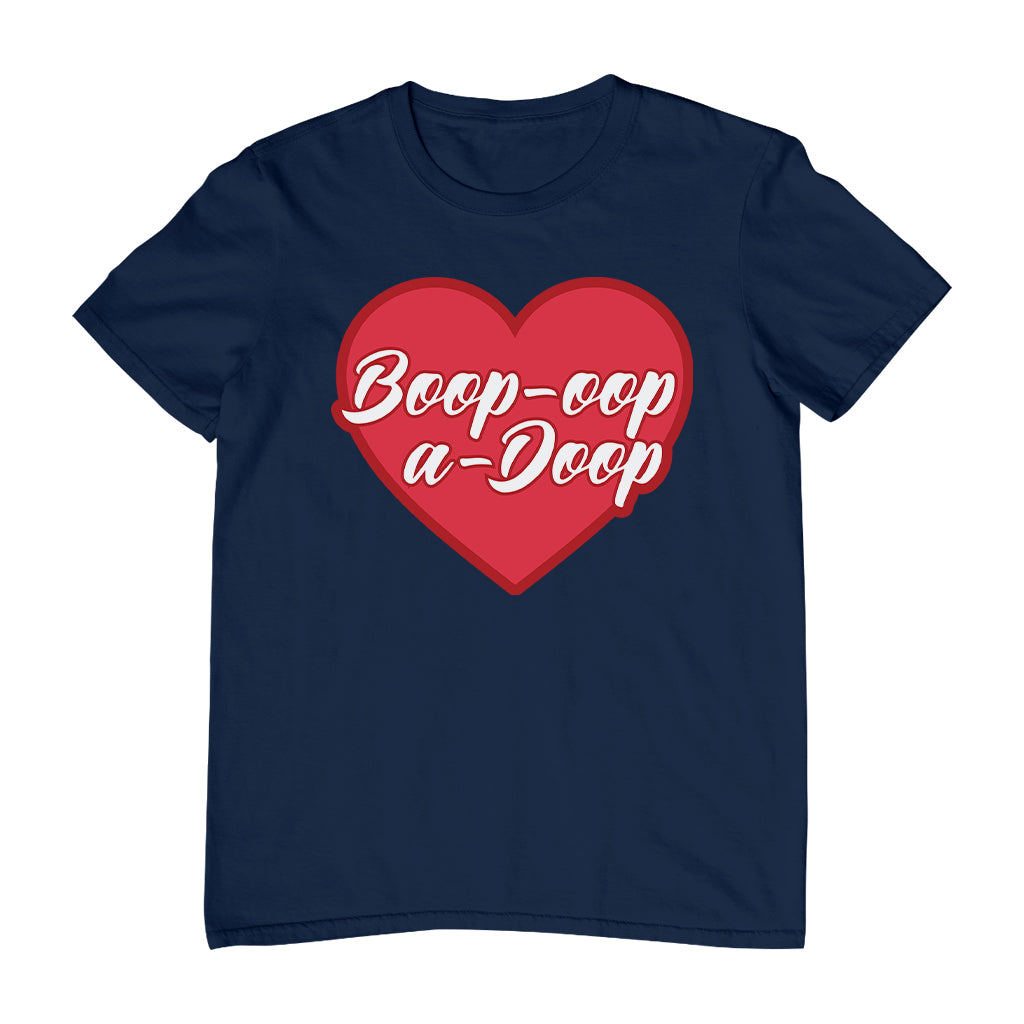 Betty Boop Boop-Oop-A-Doop Red Heart Men's T-Shirt