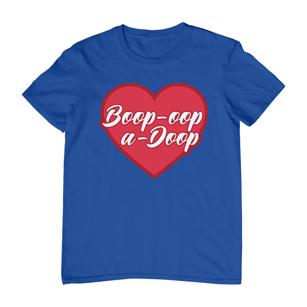 Betty Boop Boop-Oop-A-Doop Red Heart Men's T-Shirt