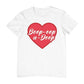 Betty Boop Boop-Oop-A-Doop Red Heart Men's T-Shirt