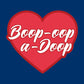 Betty Boop Boop-Oop-A-Doop Red Heart Men's T-Shirt