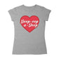 Betty Boop Boop-Oop-A-Doop Red Heart Women's T-Shirt