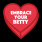 Betty Boop Embrace Your Betty Red Heart Kids T-Shirt