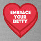 Betty Boop Embrace Your Betty Red Heart Women's Hooded Sweatshirt