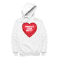 Betty Boop Embrace Your Betty Red Heart Men's Hooded Sweatshirt
