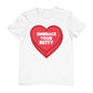 Betty Boop Embrace Your Betty Red Heart Men's T-Shirt