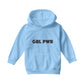 Betty Boop GRL PWR Black Bold Kids Hooded Sweatshirt