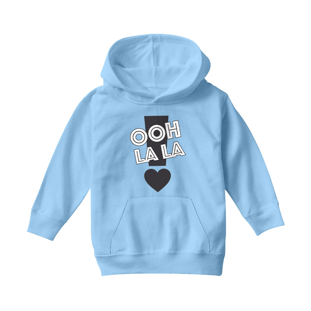 Betty Boop Ooh La La Exclamation Mark Heart Kids Hooded Sweatshirt