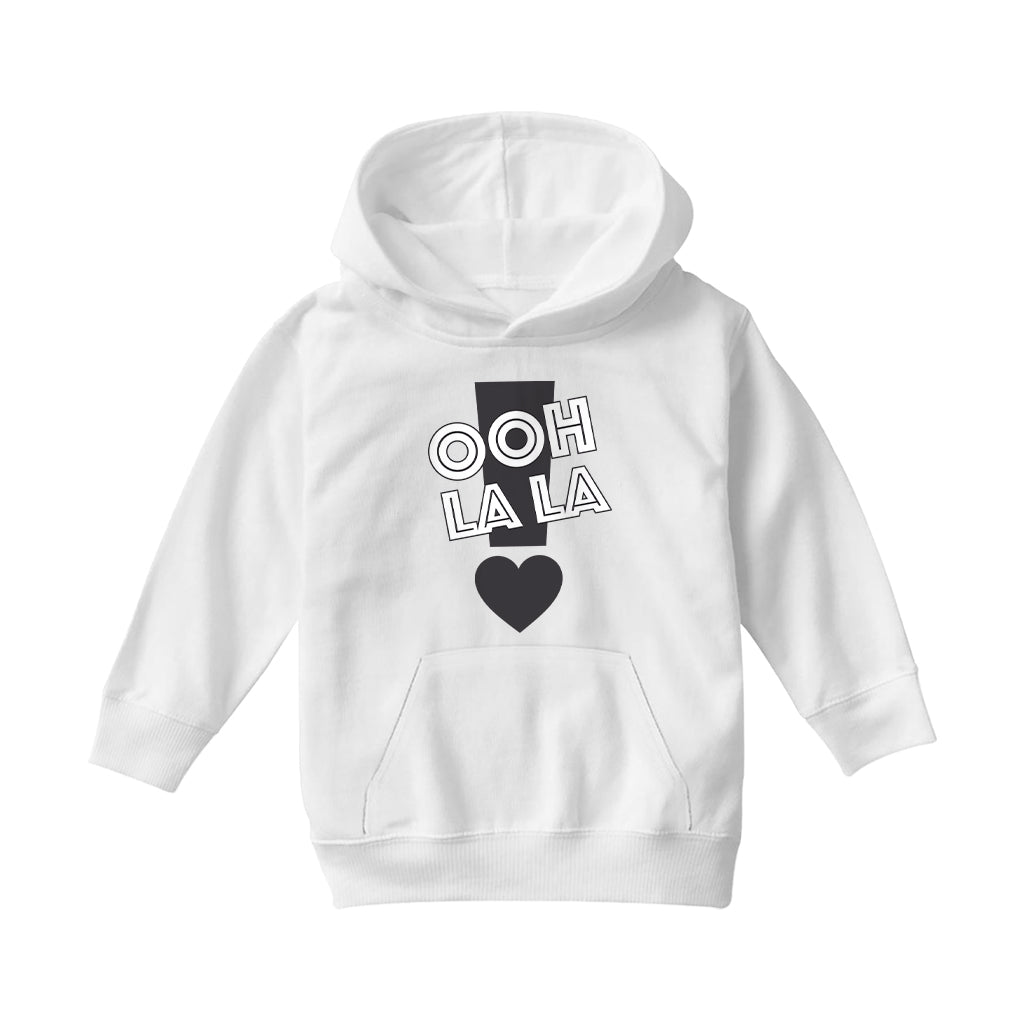 Betty Boop Ooh La La Exclamation Mark Heart Kids Hooded Sweatshirt