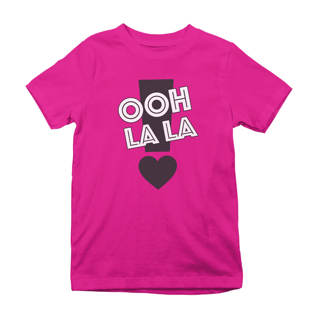 Betty Boop Ooh La La Exclamation Mark Heart Kids T-Shirt