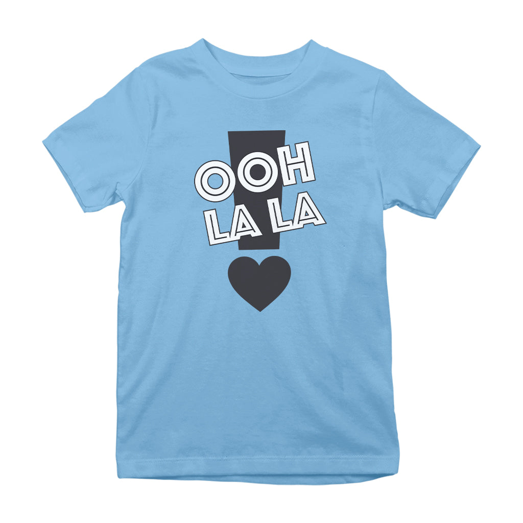 Betty Boop Ooh La La Exclamation Mark Heart Kids T-Shirt